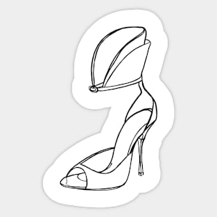 Women shoes Sticker